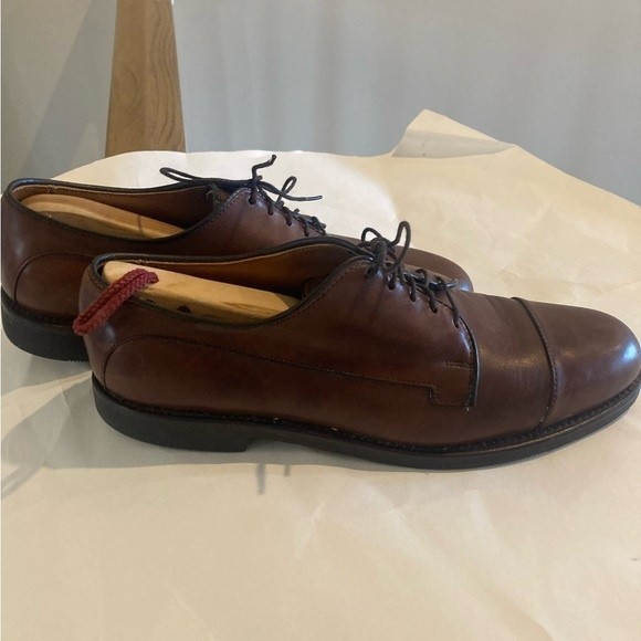 Allen Edmonds Bergland Mens Brown Cap Toe Rubber Sole Shoes Sz. 9A main image 5